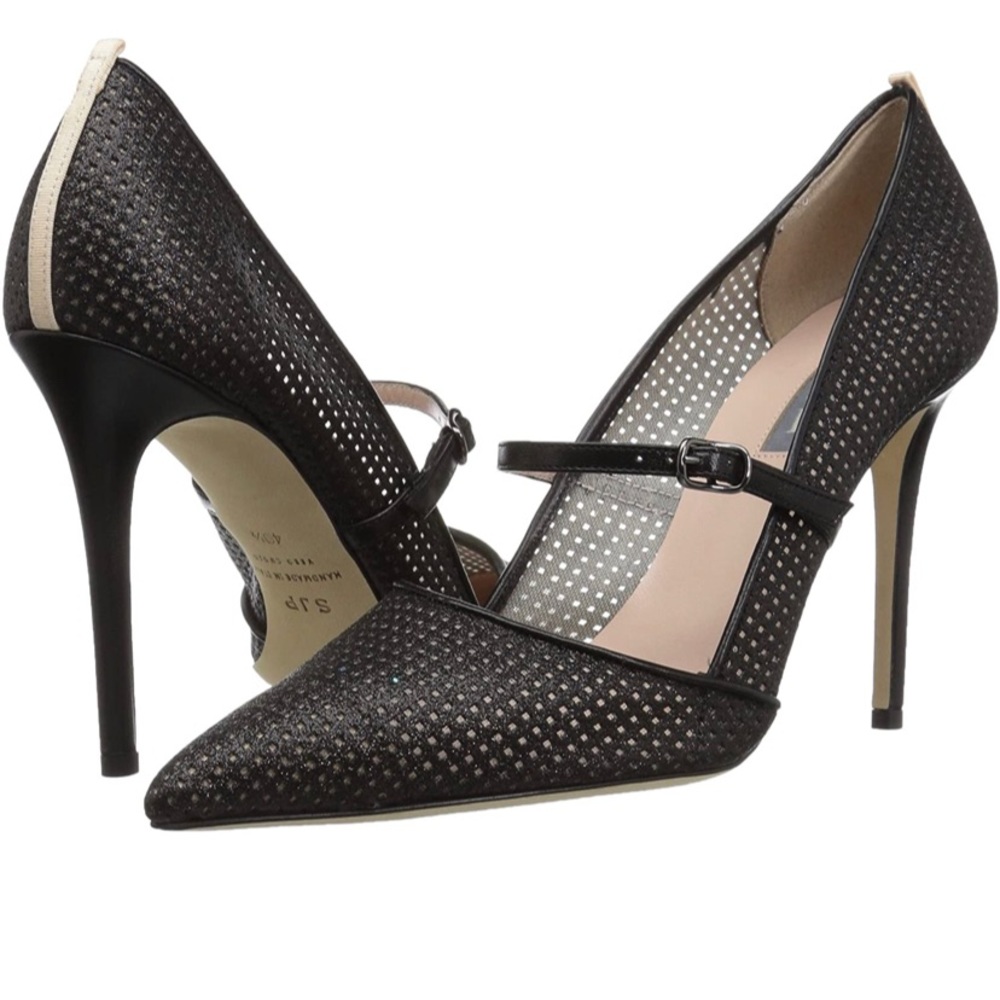 NIB - SJP Fishnet heels (US 10.5)